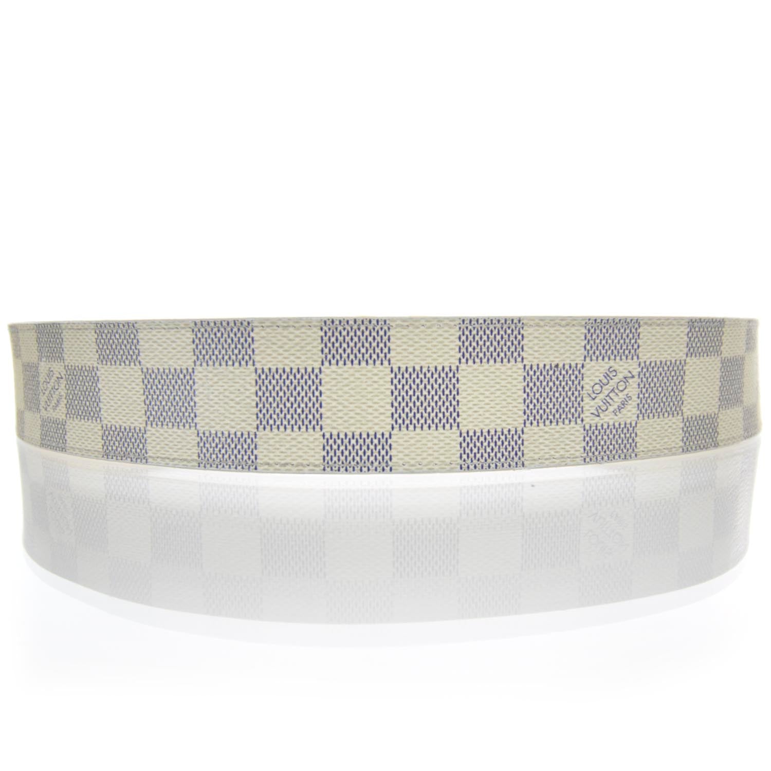 Louis Vuitton Damier Azur LV Initiales Belt 100 40 2 of 8
