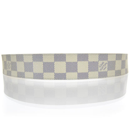 Louis Vuitton Damier Azur LV Initiales Belt 100 40 2 of 8