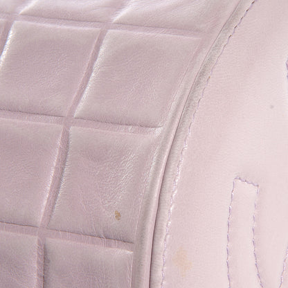 Chanel Lambskin Chocolate Bar Quilted Bag Lilac 6 of 9
