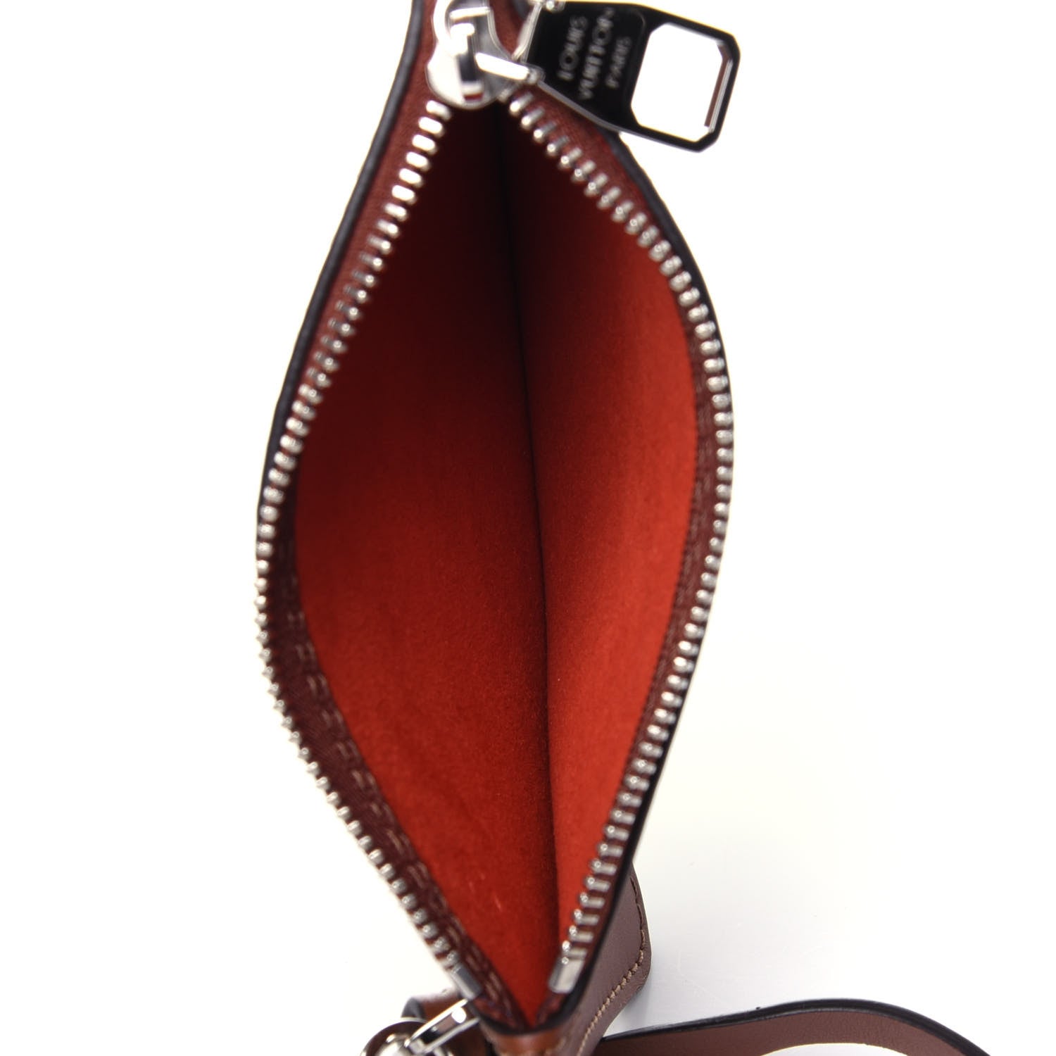 Louis Vuitton Calfskin Hina PM Pochette Pumpkin 5 of 9