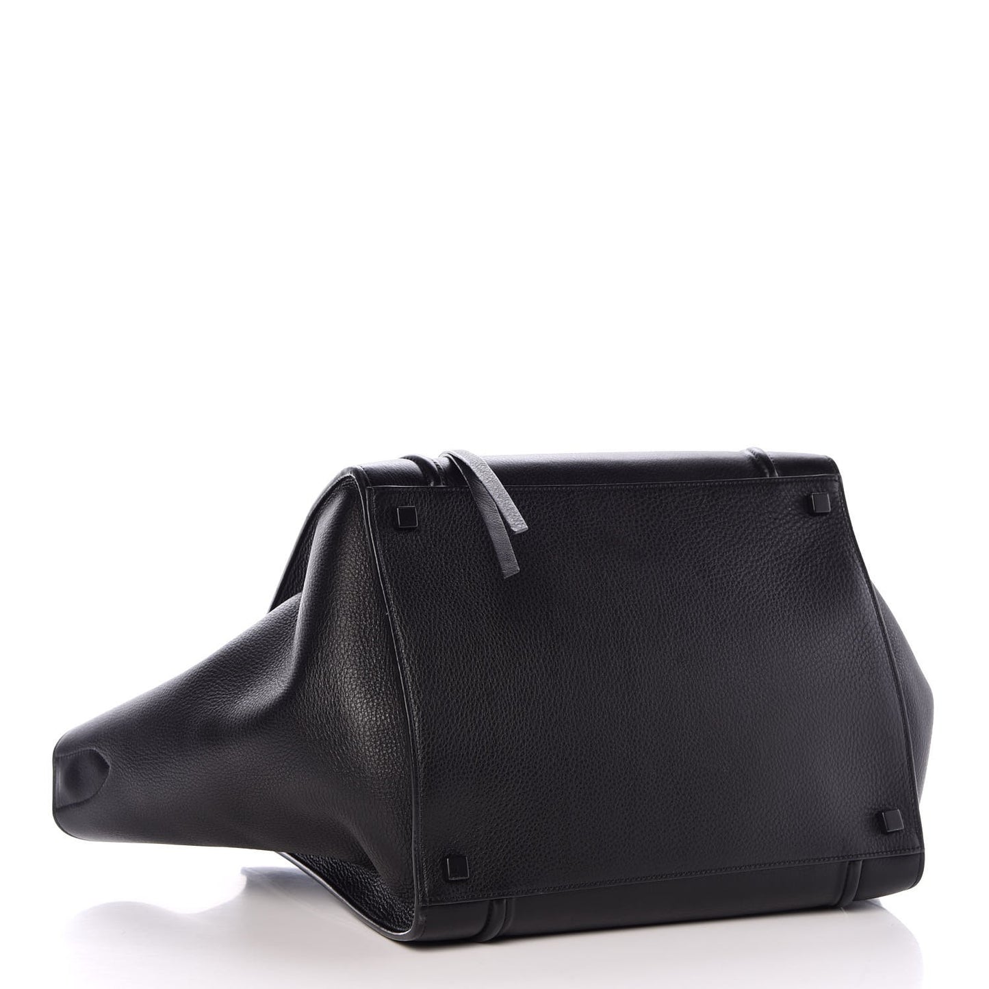 Supple Calfskin Medium Phantom Luggage Black
