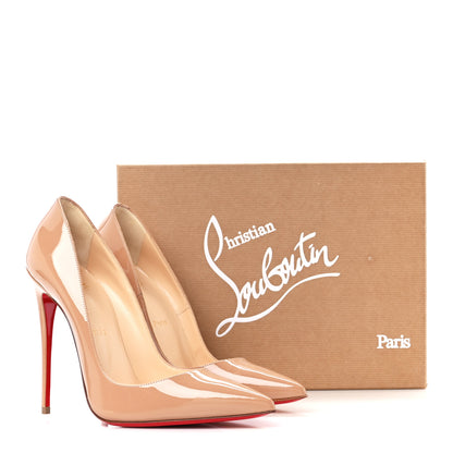 Christian Louboutin Patent So Kate 120 Pumps 38.5 Nude 10 of 10