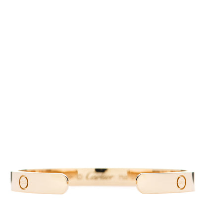 Cartier 18K Yellow Gold LOVE Cuff Bracelet 16 2 of 3