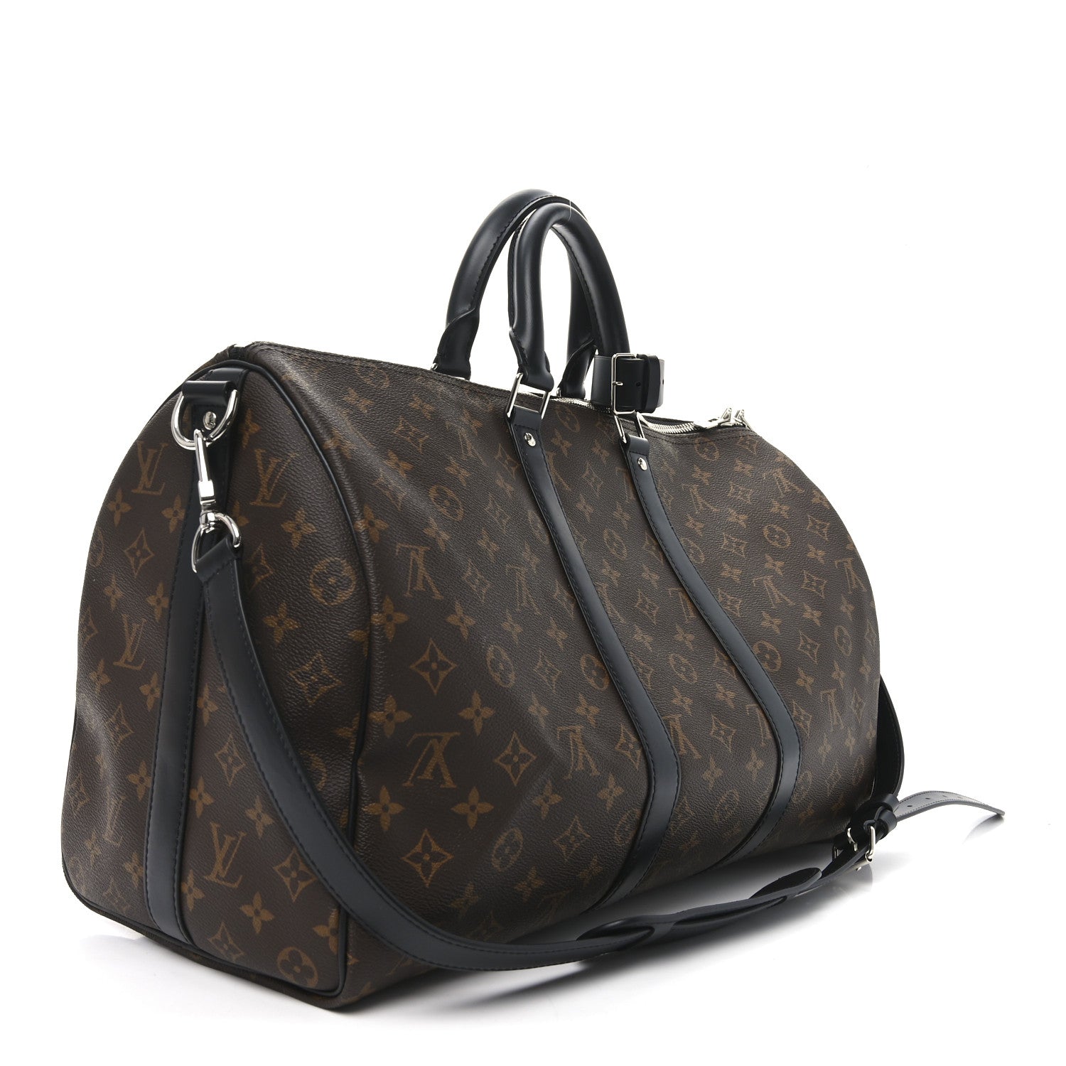 Louis Vuitton Monogram Macassar Keepall Bandouliere 45 2 of 8