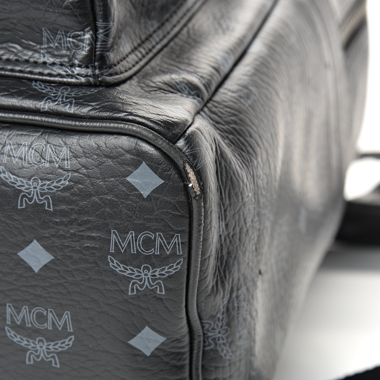 MCM Visetos Medium Stark Backpack Black 10 of 15