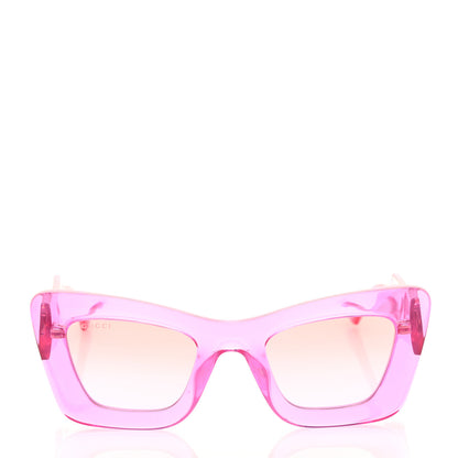 Gucci Acetate Injection Cat Eye Sunglasses GG1552S Purple 2 of 9