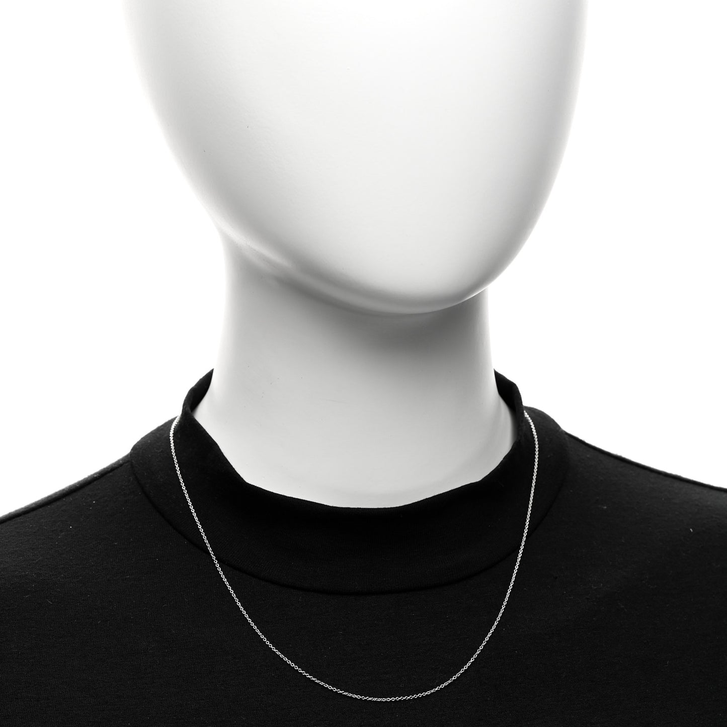 Sterling Silver Chain Necklace 18"