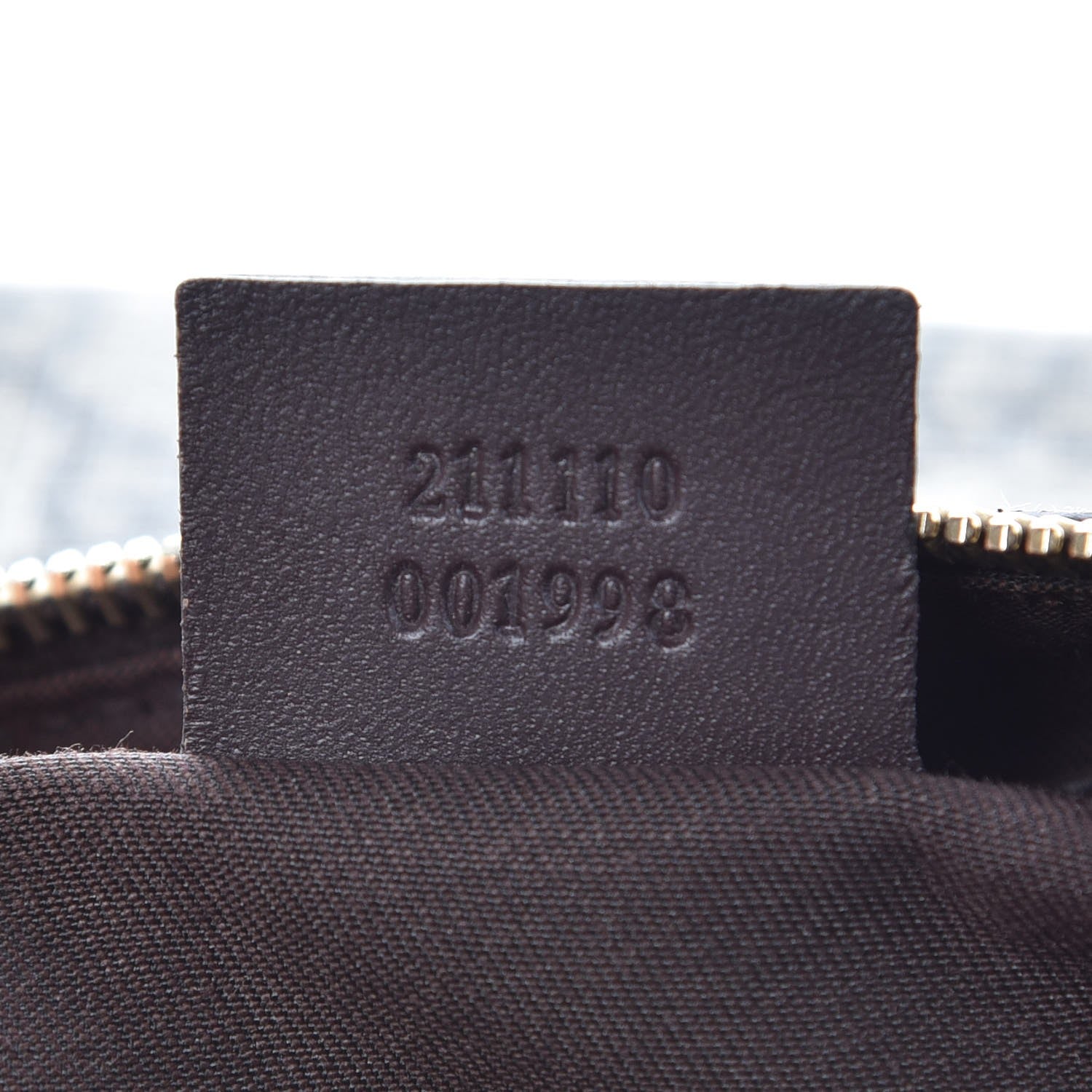 Gucci GG Supreme Monogram Belt Bag Dark Brown 6 of 13