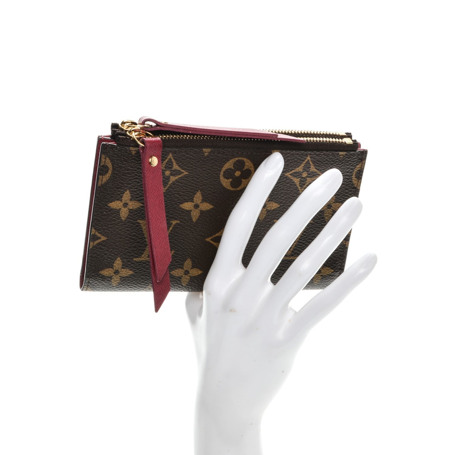 Louis Vuitton Monogram Adele Compact Wallet Fuchsia 2 of 7