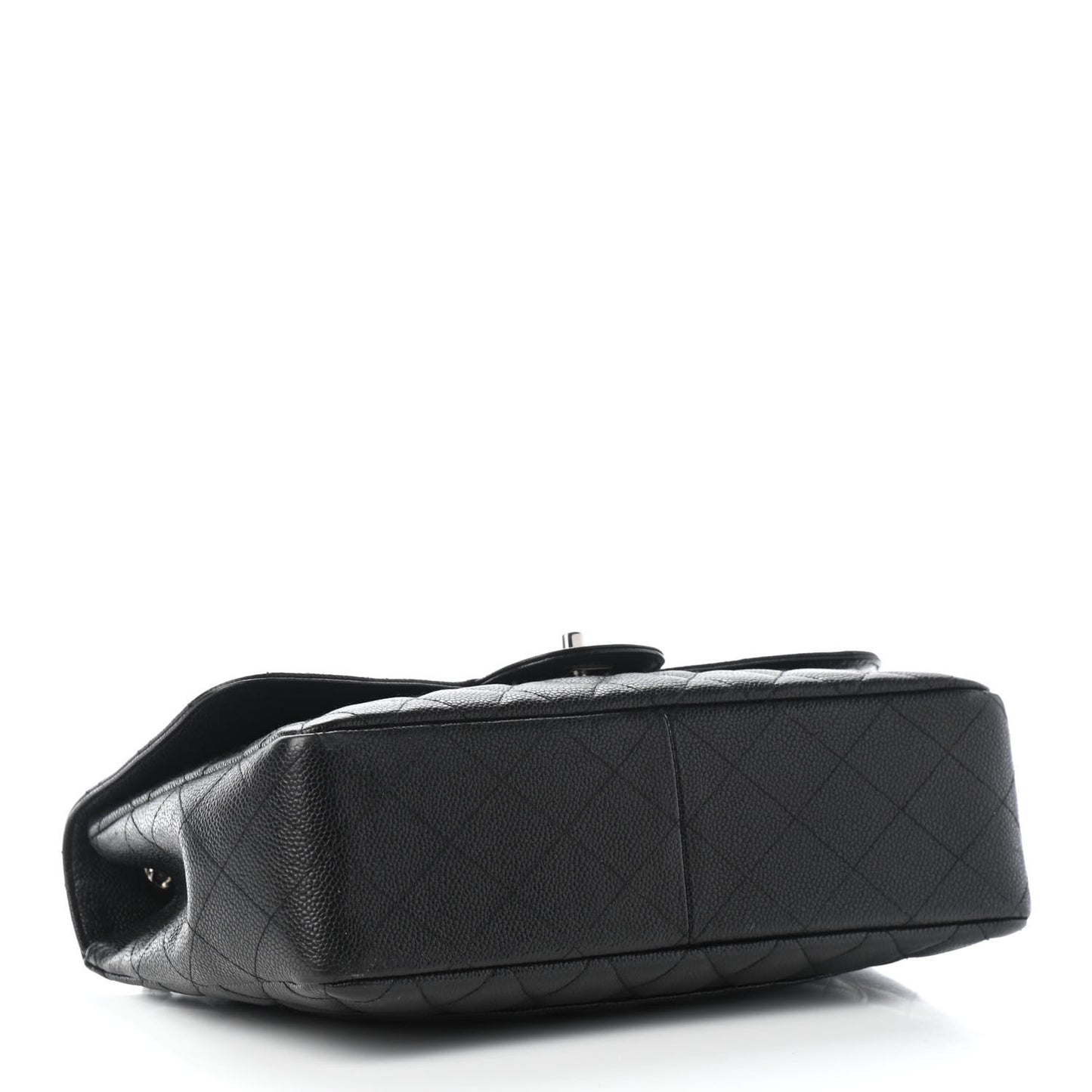 Caviar Quilted Jumbo Single Flap Black