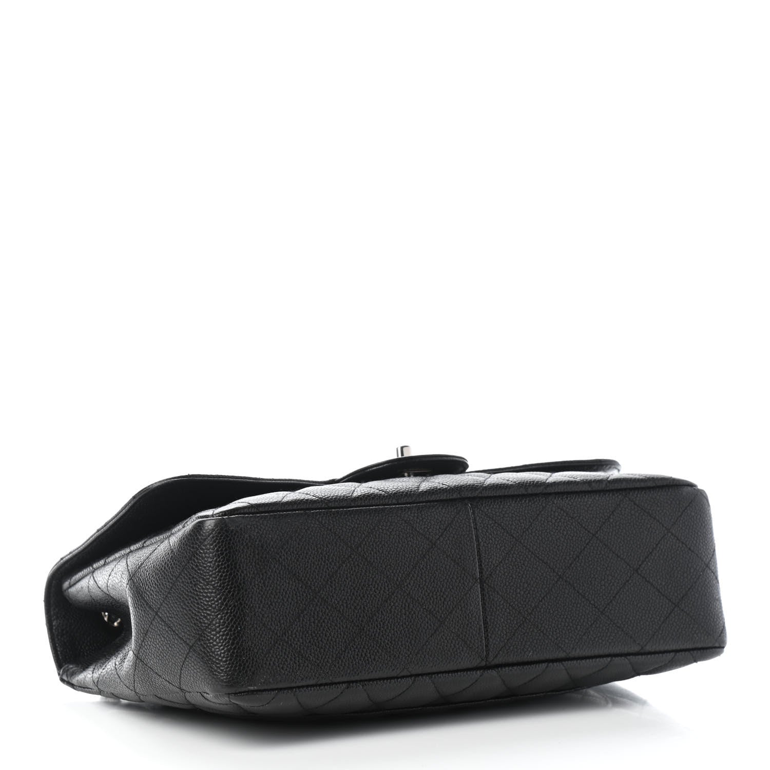 Chanel Caviar Quilted Jumbo Single Flap Black 4 of 11