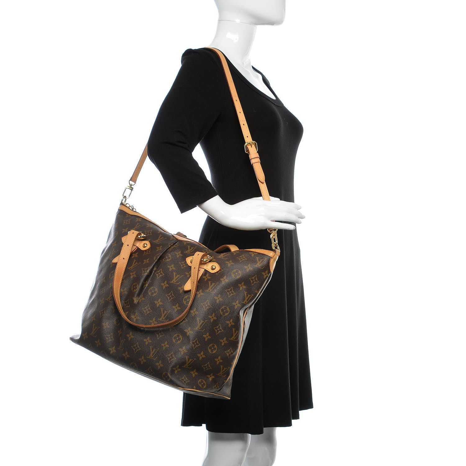 Louis Vuitton Monogram Palermo GM 3 of 23