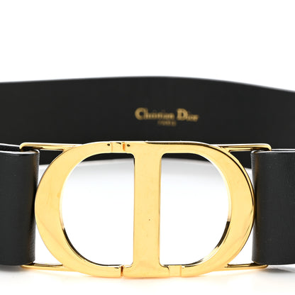 Christian Dior Calfskin 30 Montaigne Belt 75 30 Black 2 of 6