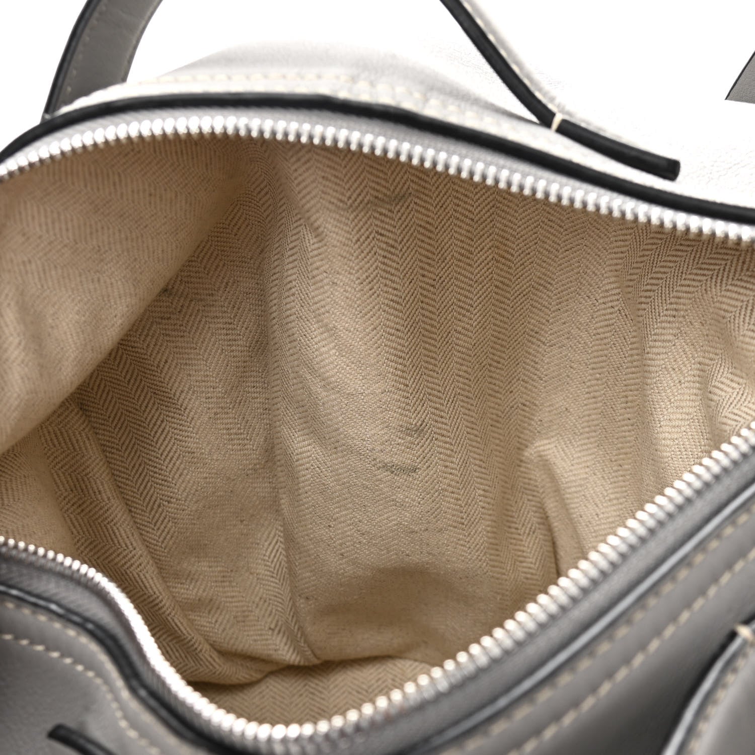 Loewe Calfskin Large Elephant Crossbody Bag Grey 12 of 12