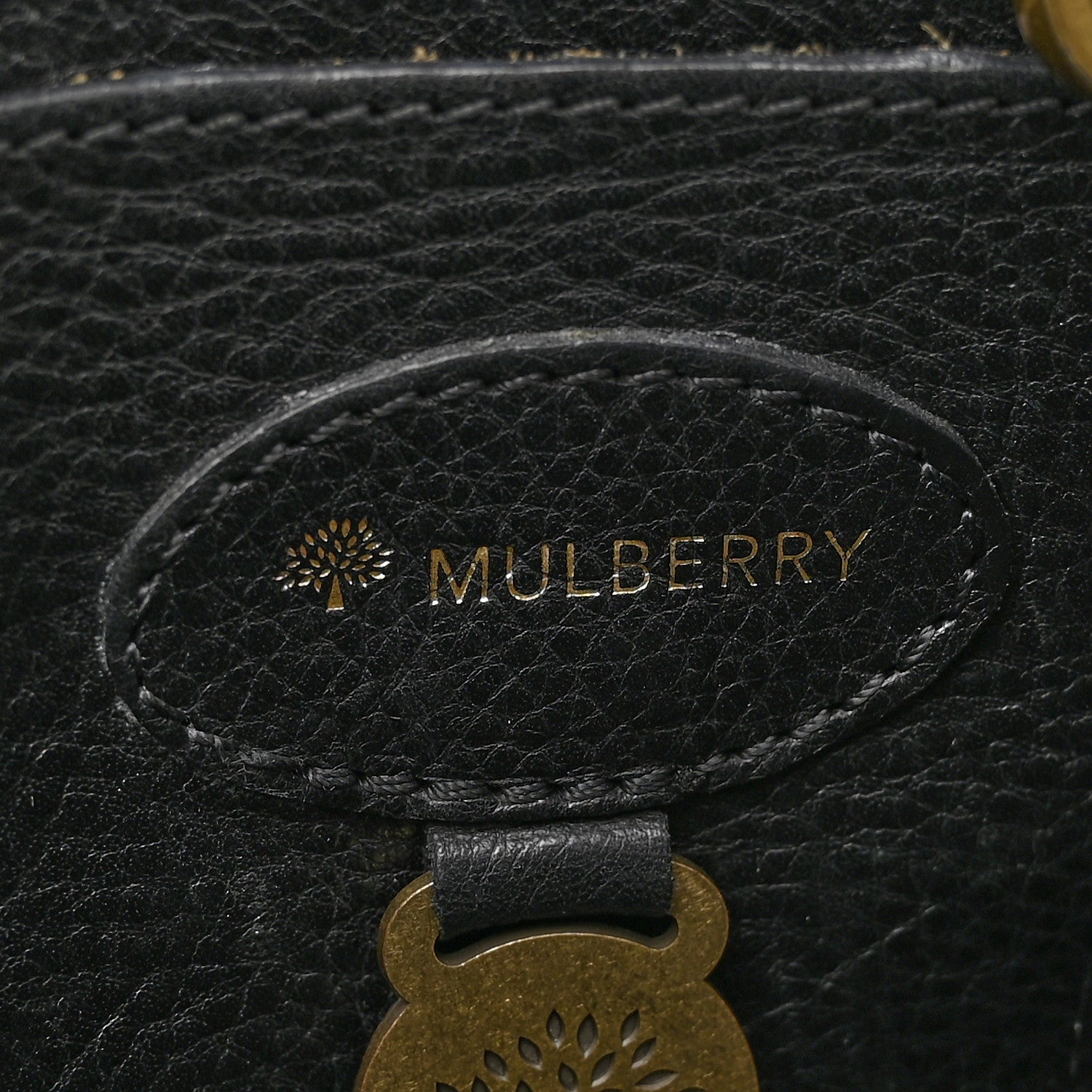 Mulberry Soft Spongy Calfskin Medium Bayswater Black 6 of 13