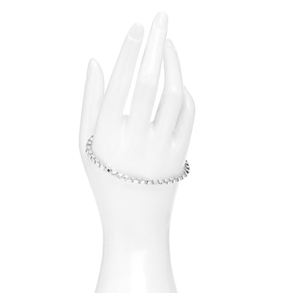 Tiffany Sterling Silver 4mm Venetian Link Bracelet 2 of 4