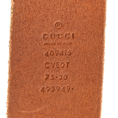 Gucci Cuoio Toscano Double G 40mm 75 30 Cuir 5 of 8