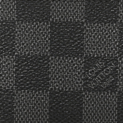 Louis Vuitton Damier Graphite Taiga Coin Card Holder 7 of 7