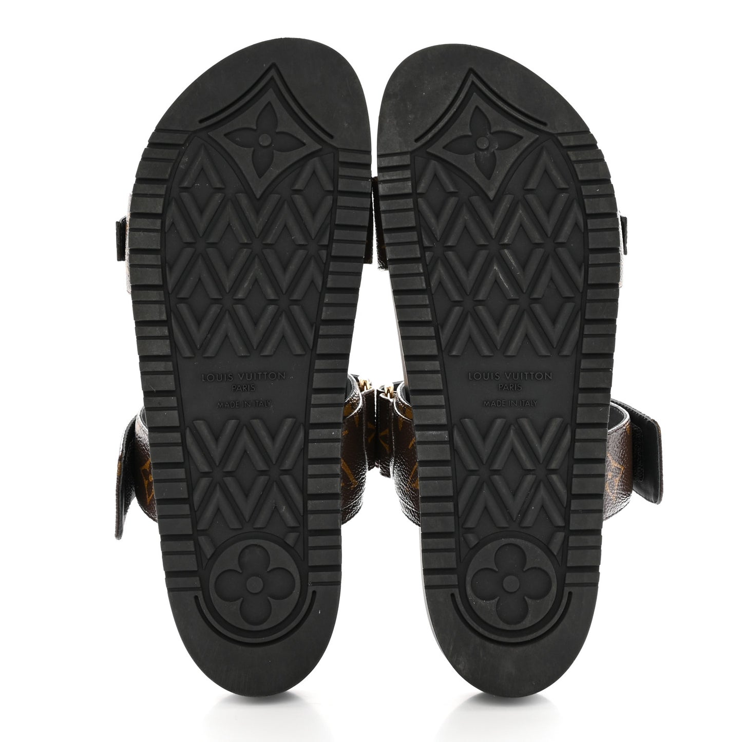 Monogram Bom Dia Mule Sandals 39.5 Black