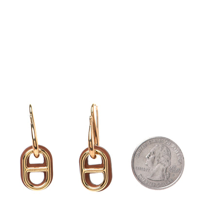 Hermes Swift O'Maillon Earrings Gold 2 of 9
