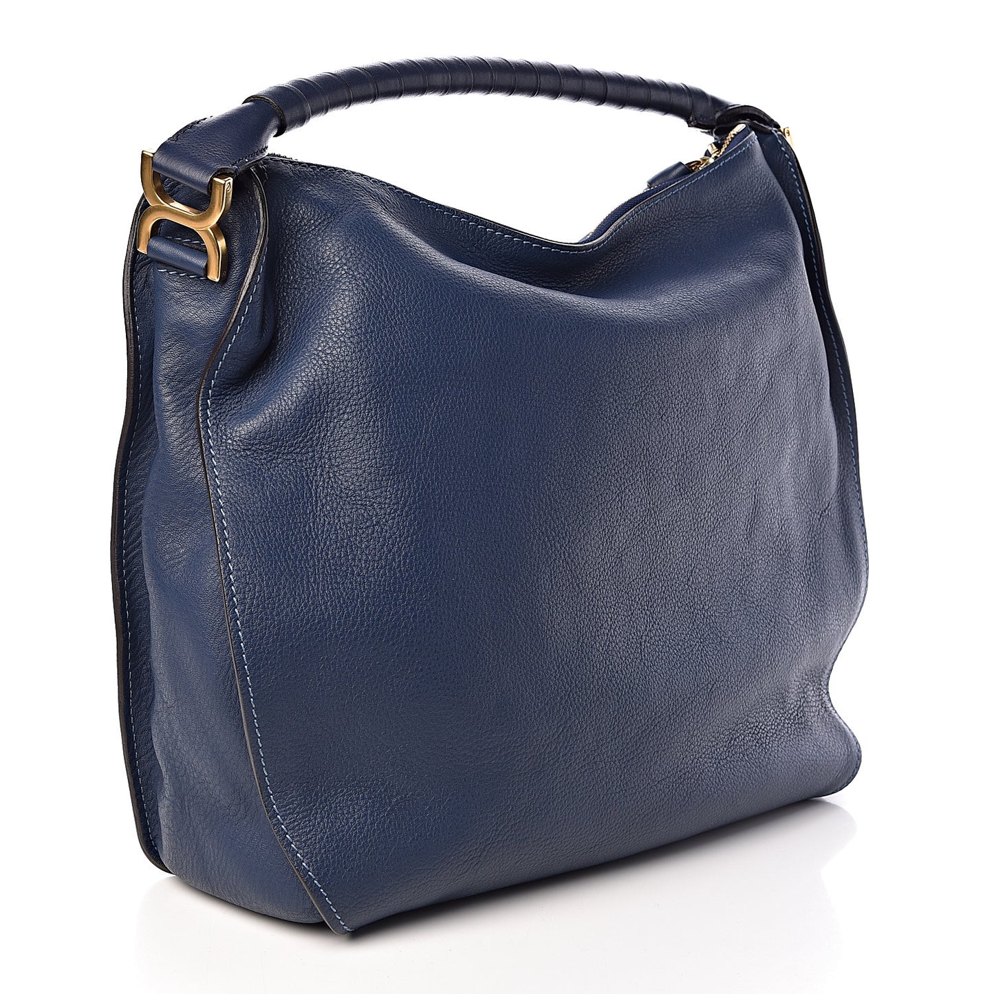 Calfskin Medium Marcie Hobo Scuba Blue