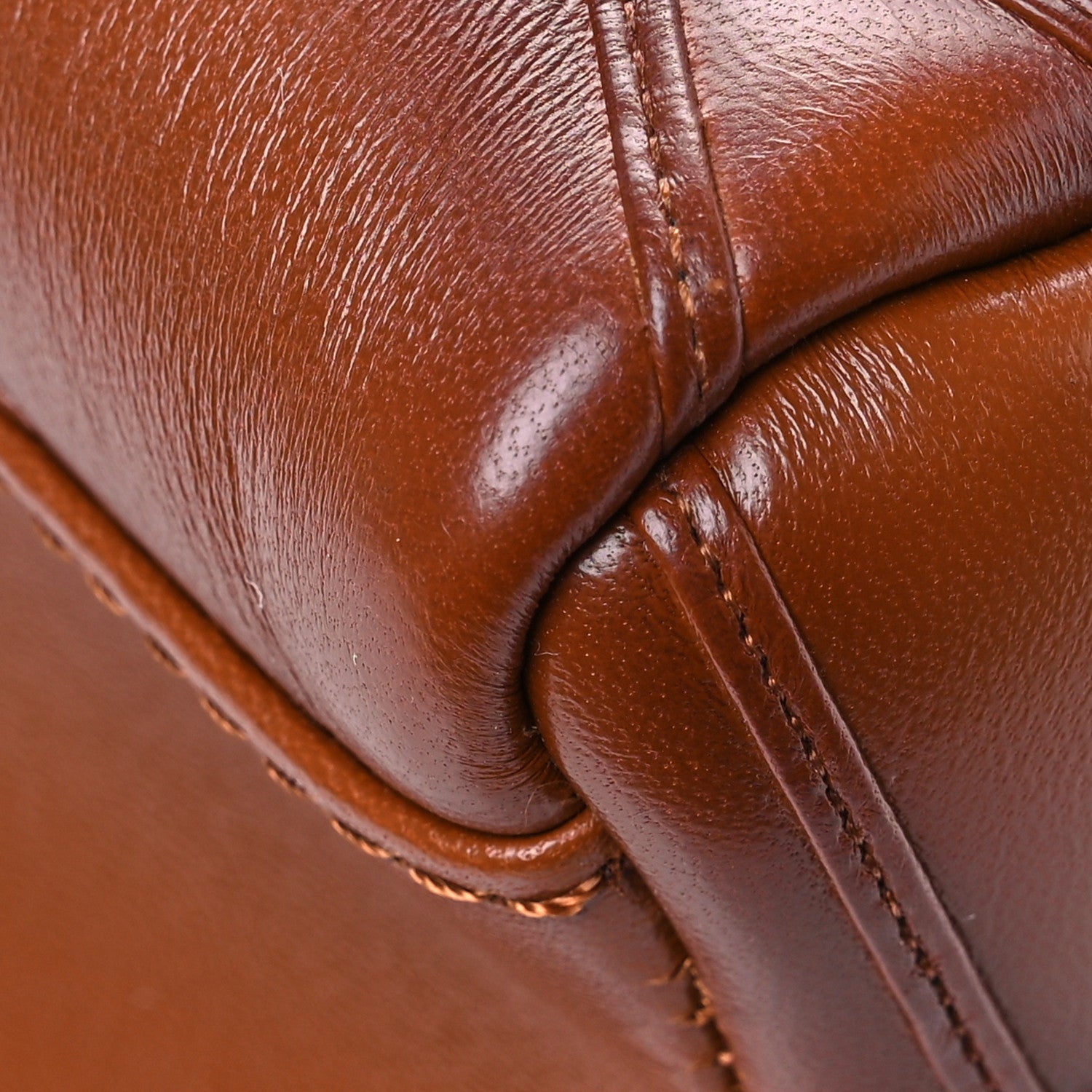 Louis Vuitton Lambskin Malletage Top Handle GO-14 MM Tan 11 of 11