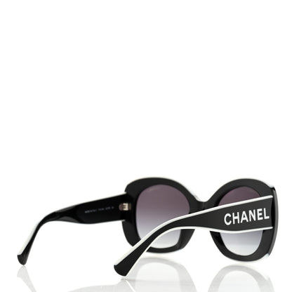 Chanel Acetate Sunglasses 71414A Black 4 of 8