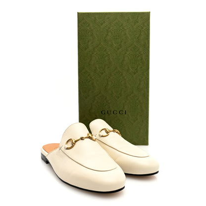 Gucci Malaga Kid Womens Princetown Slippers 37 Mystic White 8 of 8