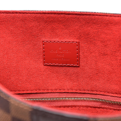 Louis Vuitton Damier Ebene Caissa Hobo Cherry 5 of 9