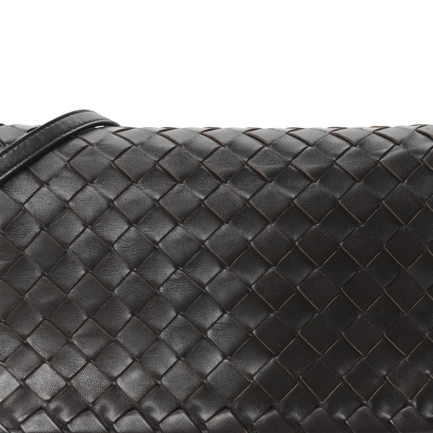 Bottega Veneta Nappa Intrecciato Crossbody Messenger Flap Ebano 8 of 10