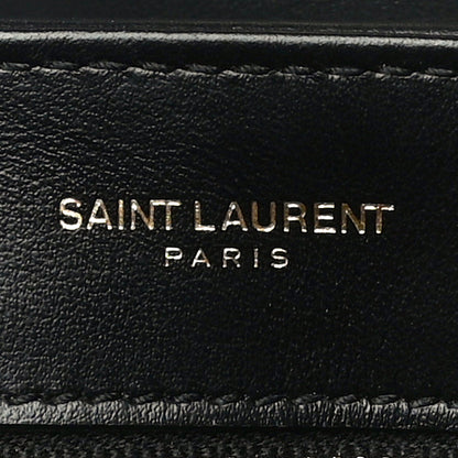Saint Laurent Calfskin Y Quilted Monogram Toy Loulou Crossbody Bag Black 6 of 11