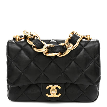 Chanel Lambskin Quilted Small Funky Town Flap Black 1 of 10