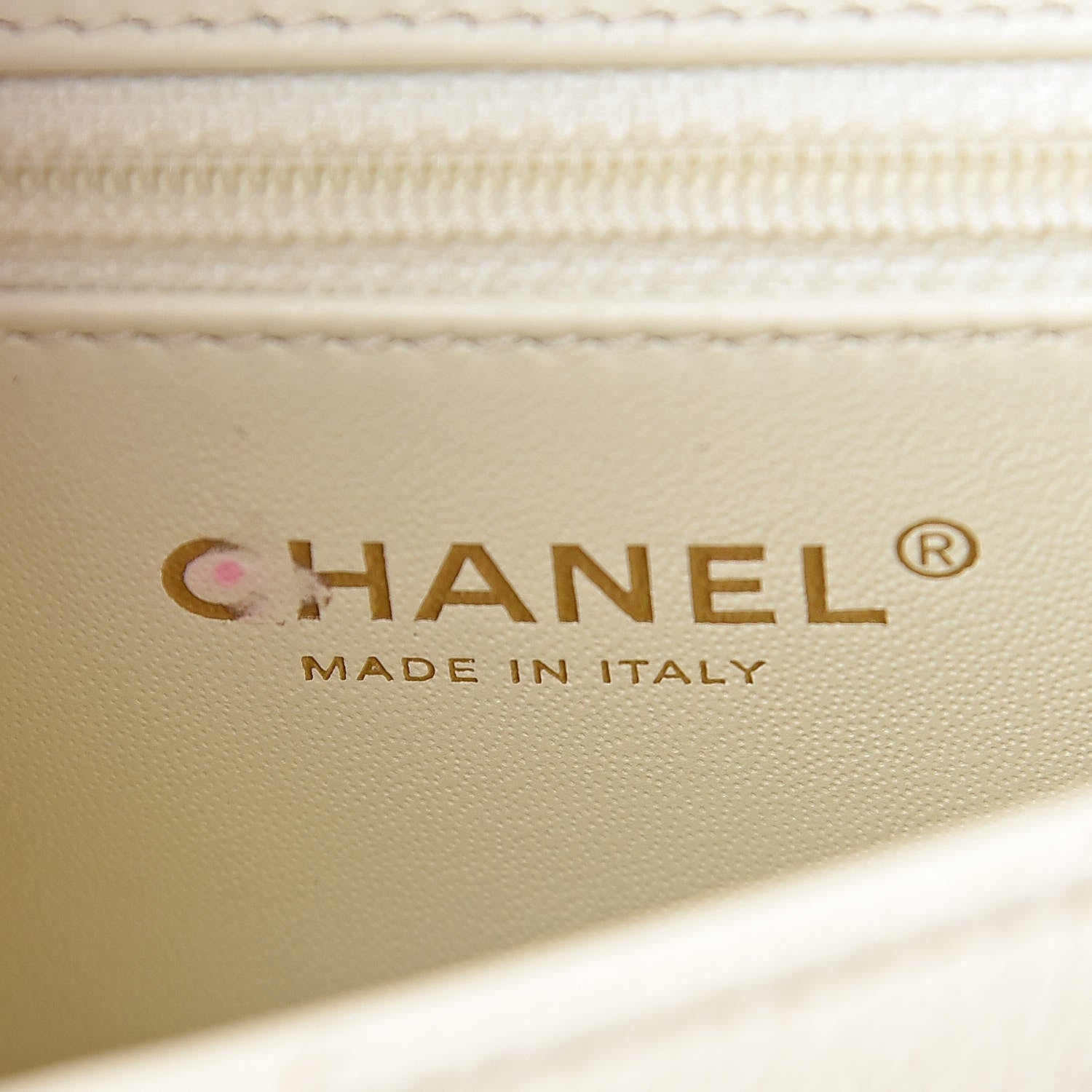 Chanel Caviar Quilted Grommet Embellished Small Piercing Chic Flap Bag Ivory 6 of 12