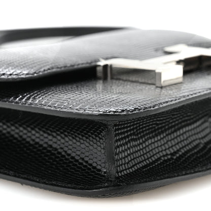 Hermes Lizard Niloticus Micro Constance 14 Black 9 of 11