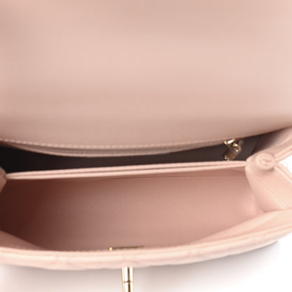 Chanel Caviar Quilted Mini Coco Handle Flap Light Pink 3 of 7
