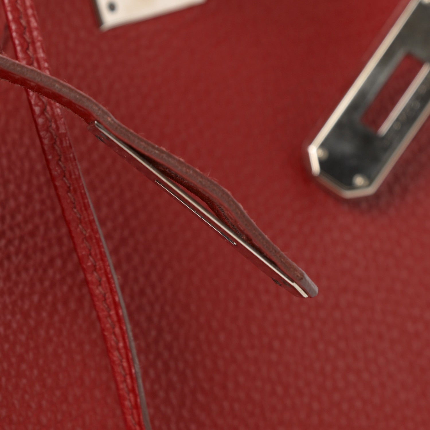 Hermes Togo Birkin 30 Rouge Garance 12 of 14