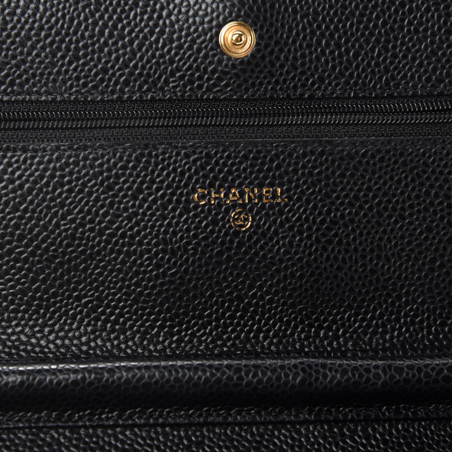 Chanel Caviar Quilted Wallet On Chain WOC Black 8 of 14