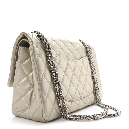 Chanel Metallic Lambskin Quilted 2.55 Reissue 226 Flap Silver 3 of 10