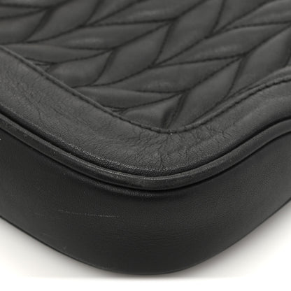 Gucci Quilted Calfskin Jackie O Chain Hobo Black 13 of 14
