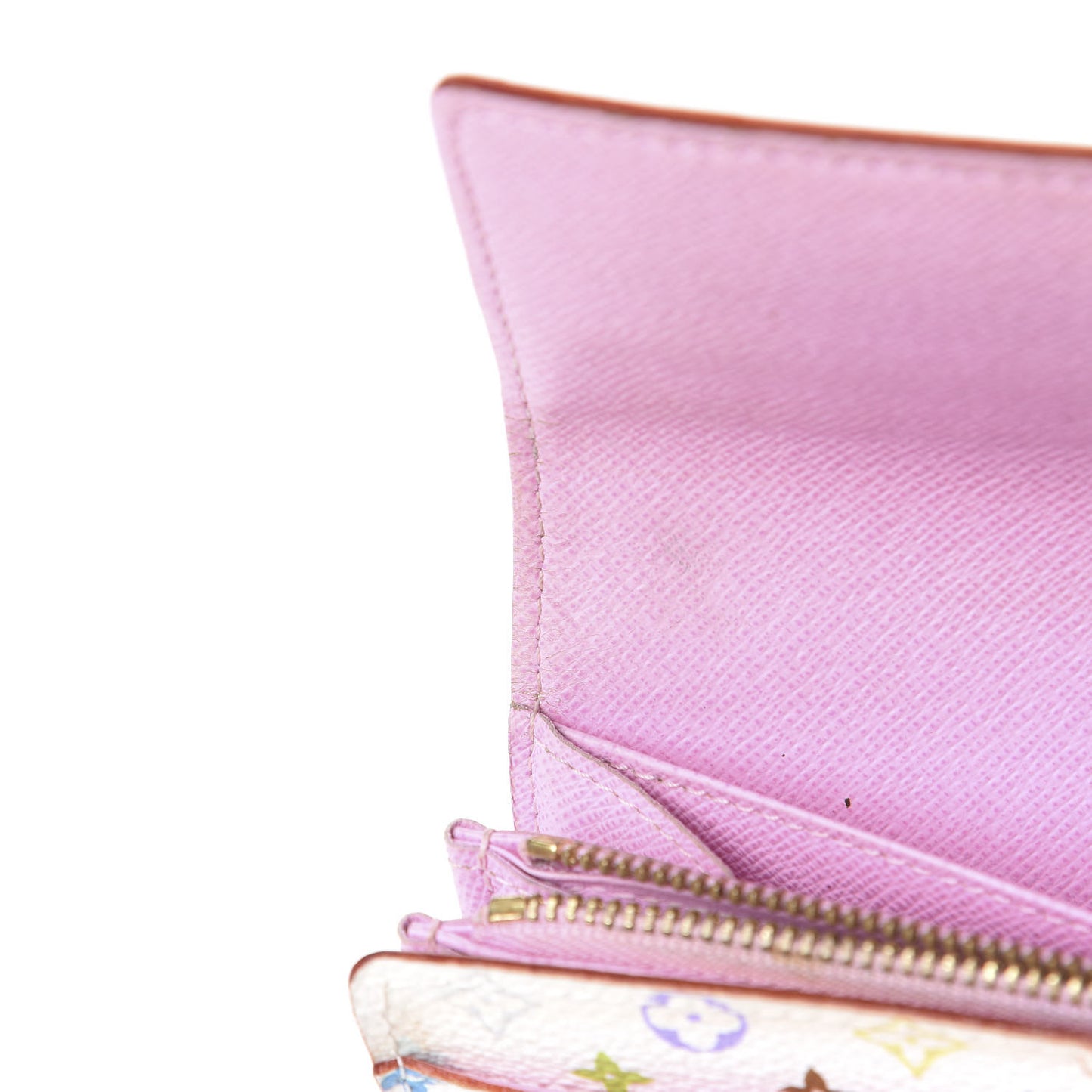 Monogram Multicolor Sarah Wallet White Litchi