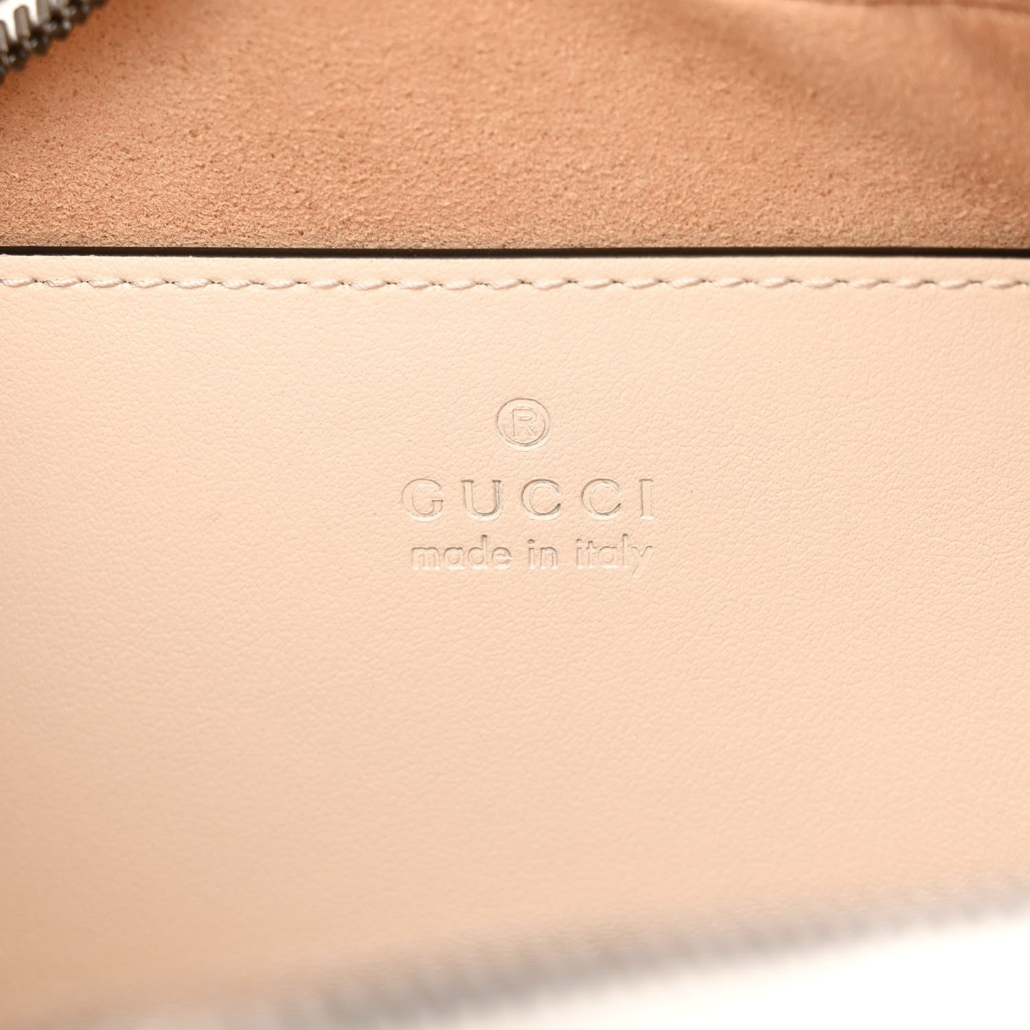 Gucci Calfskin Matelasse Small GG Marmont Chain Shoulder Bag White 6 of 10