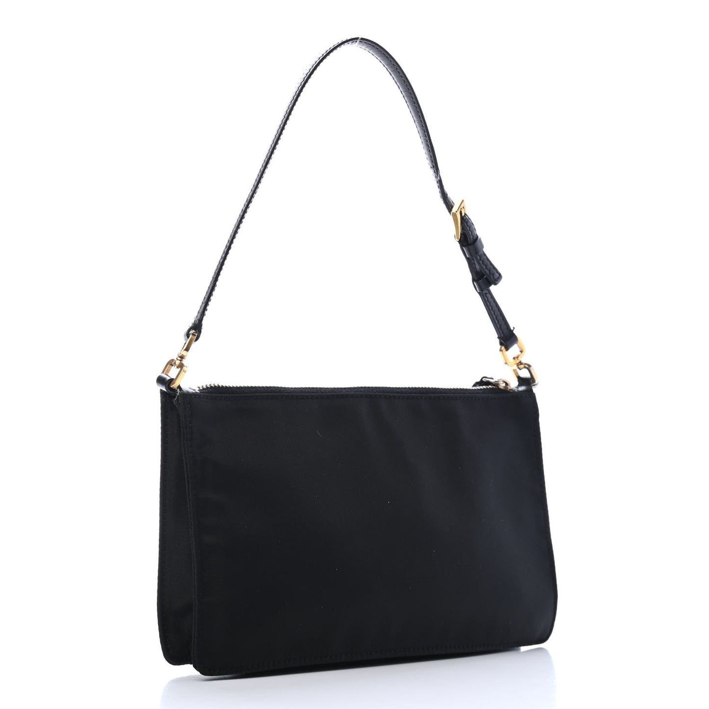 Tessuto Nylon Pochette Bag Black