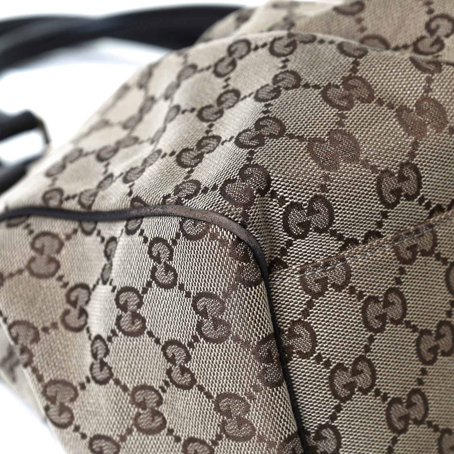 Gucci Monogram Medium Sukey Tote Dark Brown 8 of 17