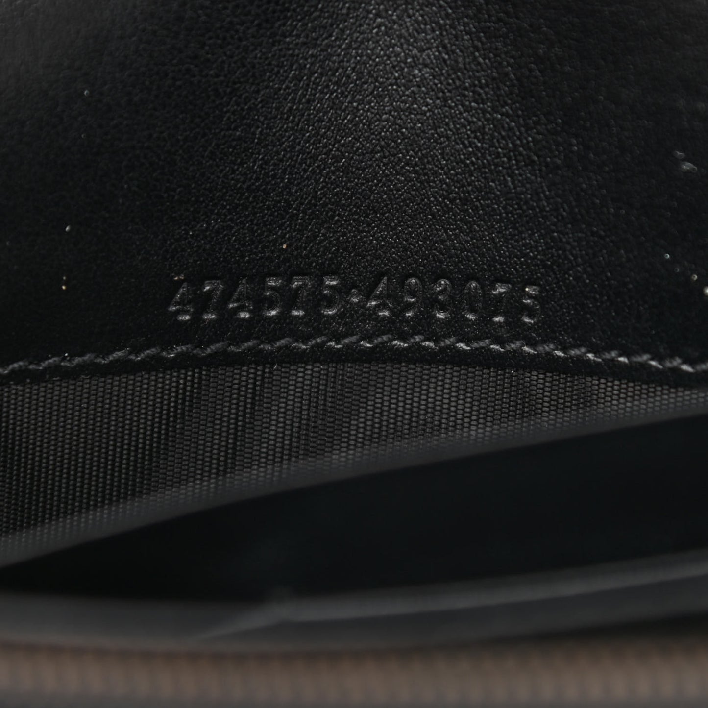 Calfskin Matelasse GG Marmont Chain Wallet Black