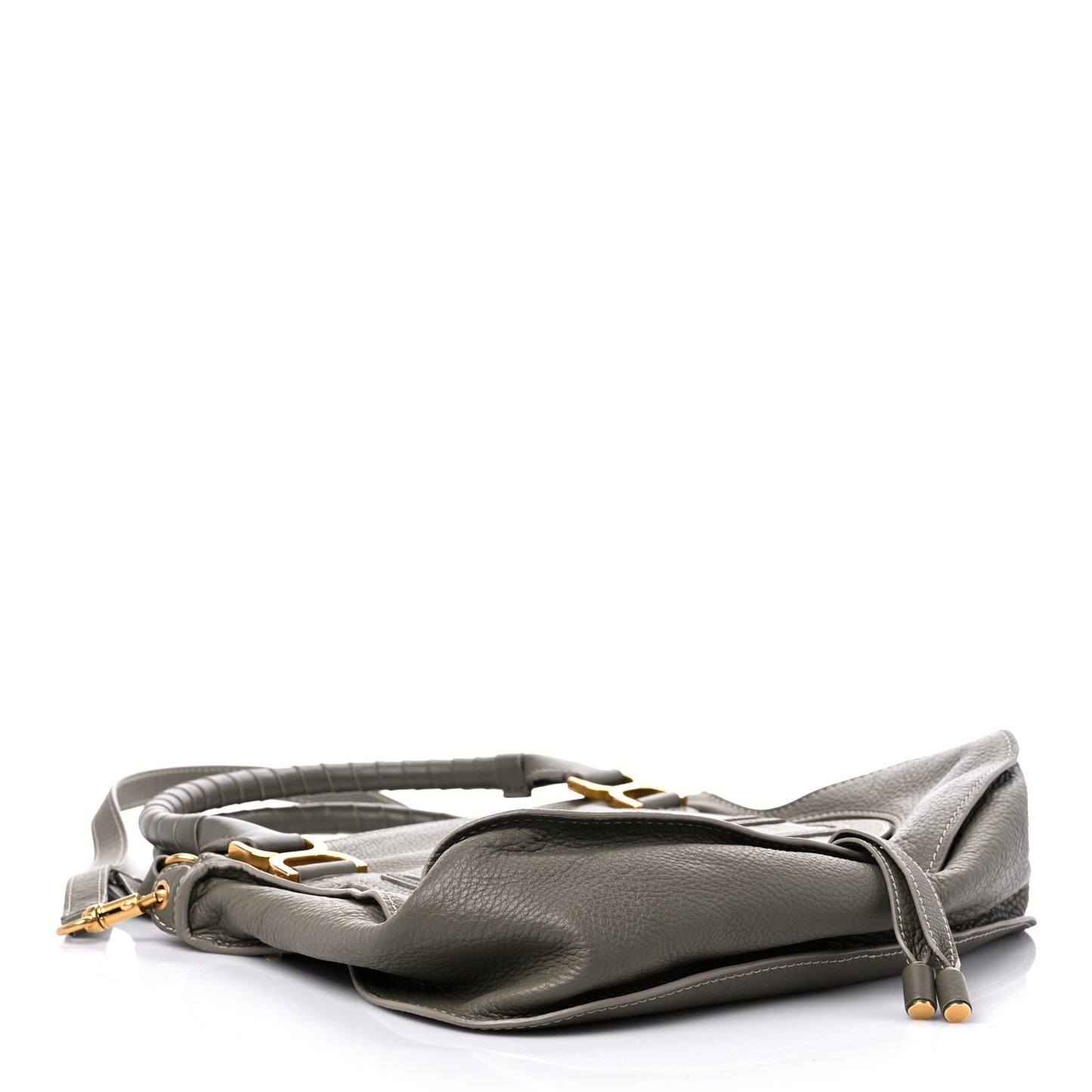 Calfskin Medium Marcie Satchel Baobab Green