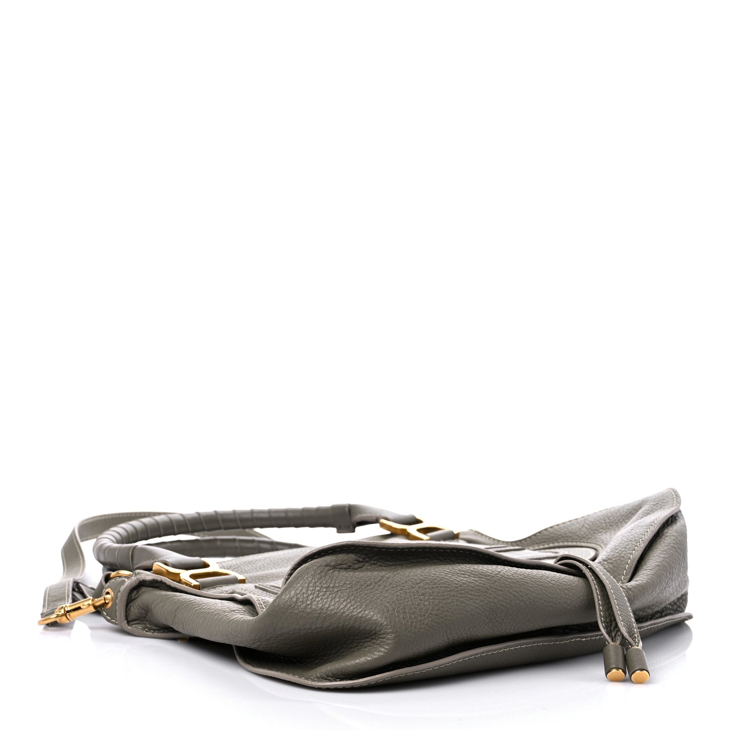 Chloe Calfskin Medium Marcie Satchel Baobab Green 4 of 9
