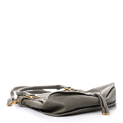 Chloe Calfskin Medium Marcie Satchel Baobab Green 4 of 9