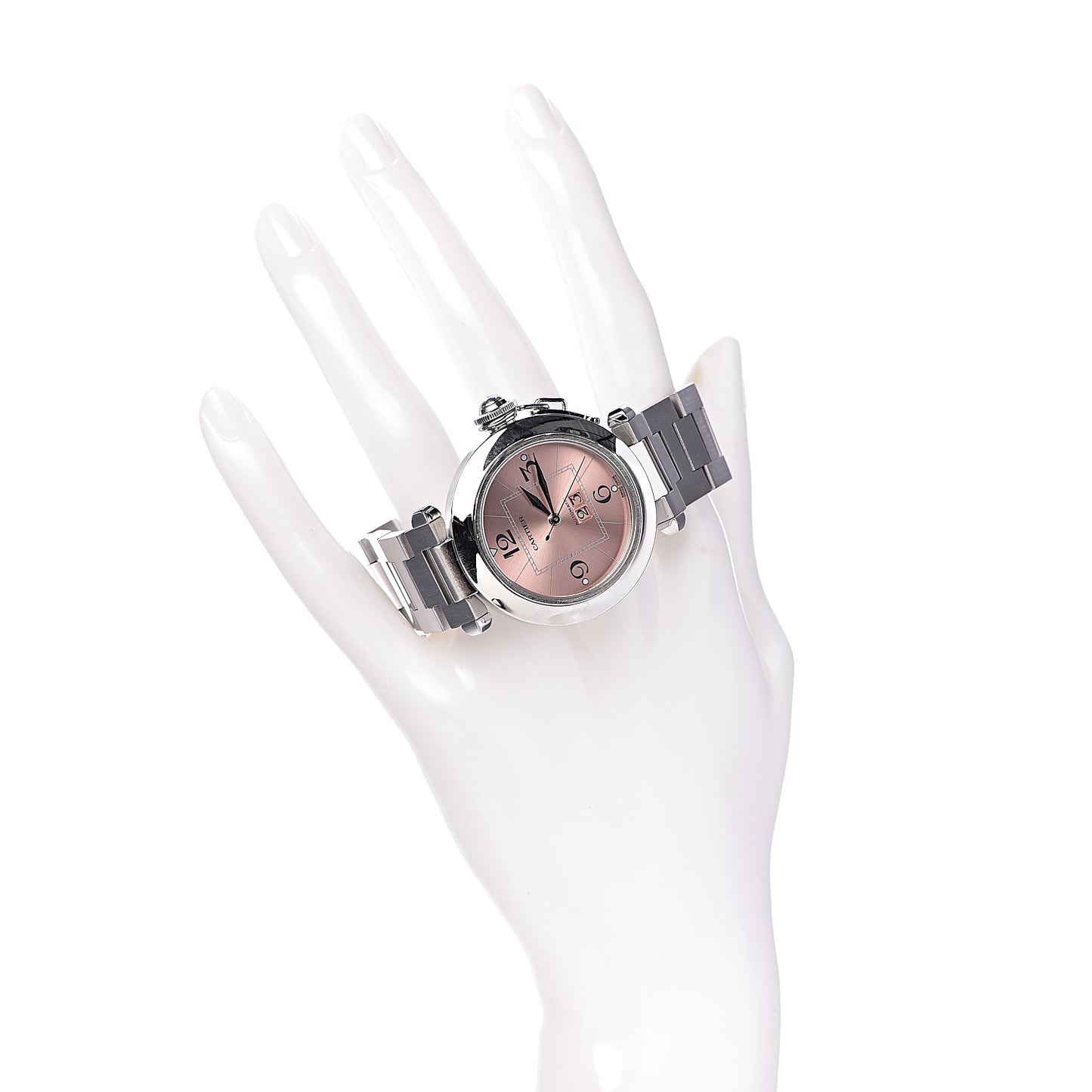 Stainless Steel 35mm Pasha C Big Date Automatic Watch Pink