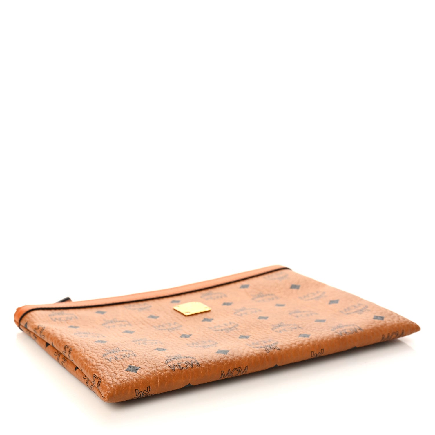 MCM Visetos Mini Pouch Cognac 4 of 9