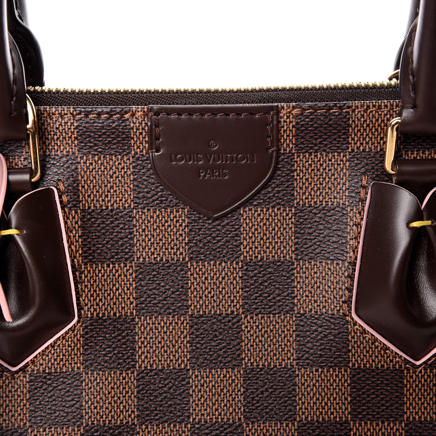 Louis Vuitton Damier Ebene Caissa Tote PM Rose Ballerine 11 of 11